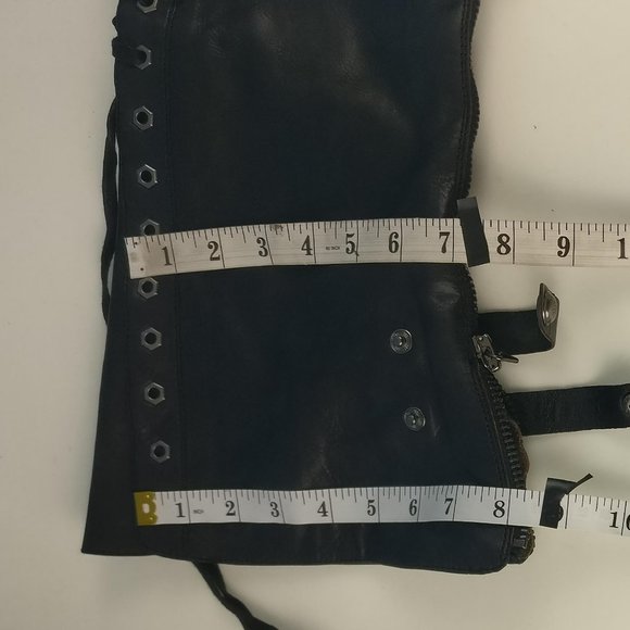 GENUINE LEATHER COUNTRY VICTORIAN OTK TALL ZIP/LACE UP GOTH BOOT 7US/5UK - Picture 12 of 16